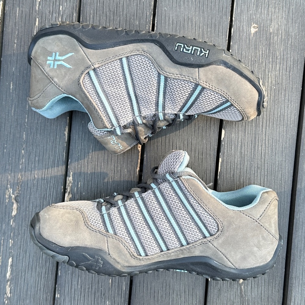 Kuru | Women's Chicane Hiking Trail Shoe Size 7.5 Gray Blue EUC